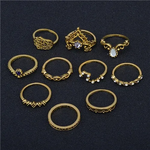 10 pc/set Knuckle Party Ring
