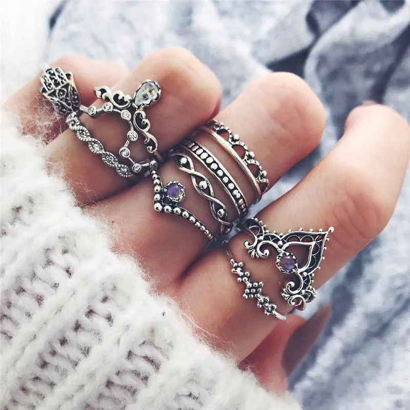 10 pc/set Knuckle Party Ring