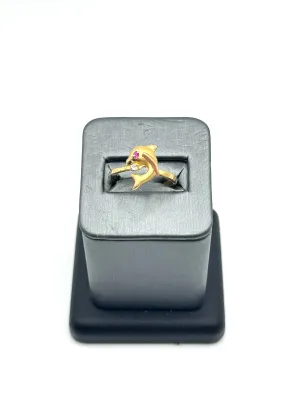 10KT DOLPHIN RING