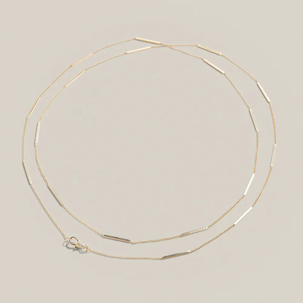 14ky Diamond Muff Necklace by Lucy Delius