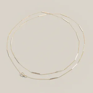 14ky Diamond Muff Necklace by Lucy Delius