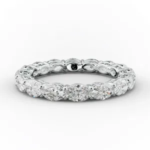 2.0 Carat East West Oval Cut Diamond Eternity Band