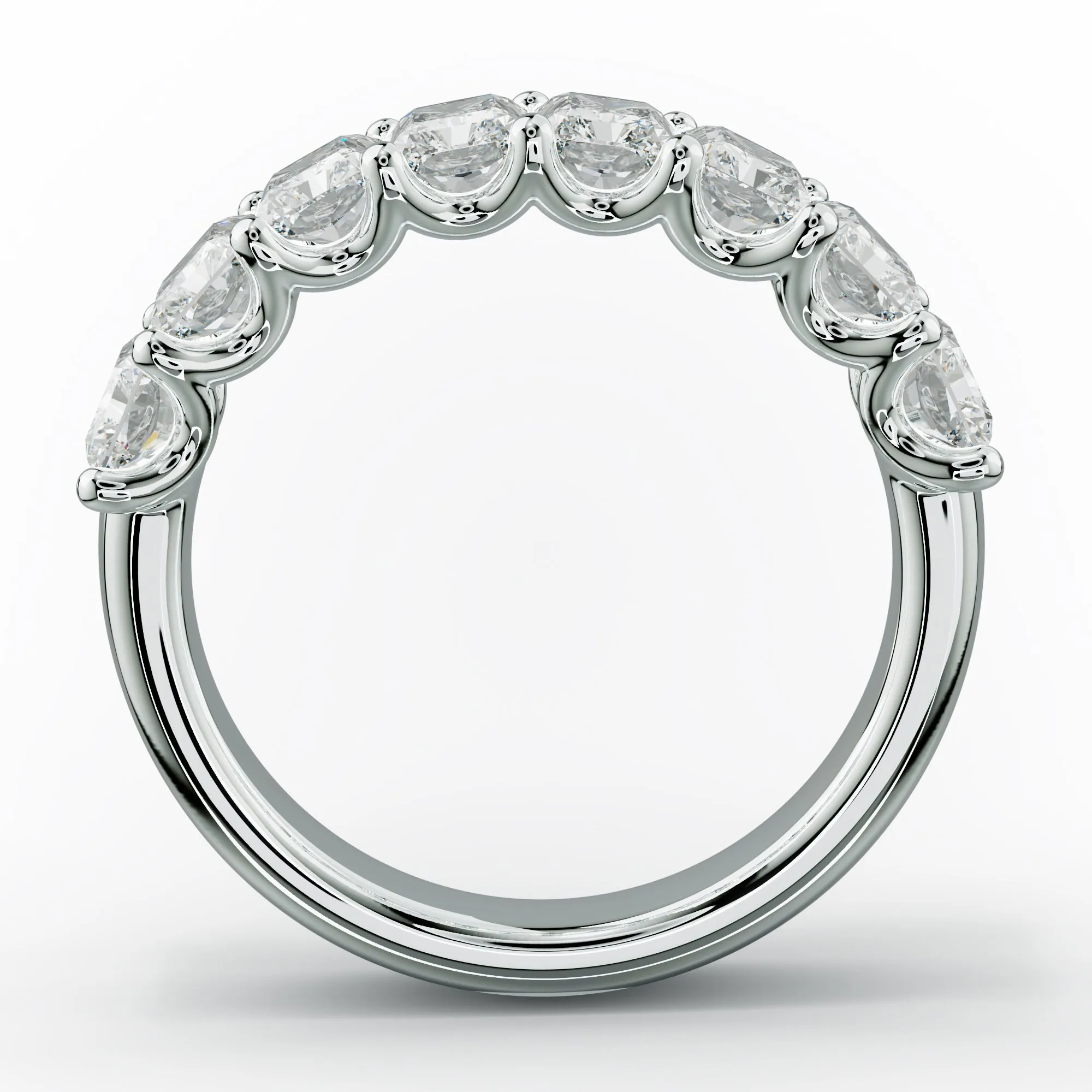 3.0 Carat Radiant Cut Diamond Anniversary Band