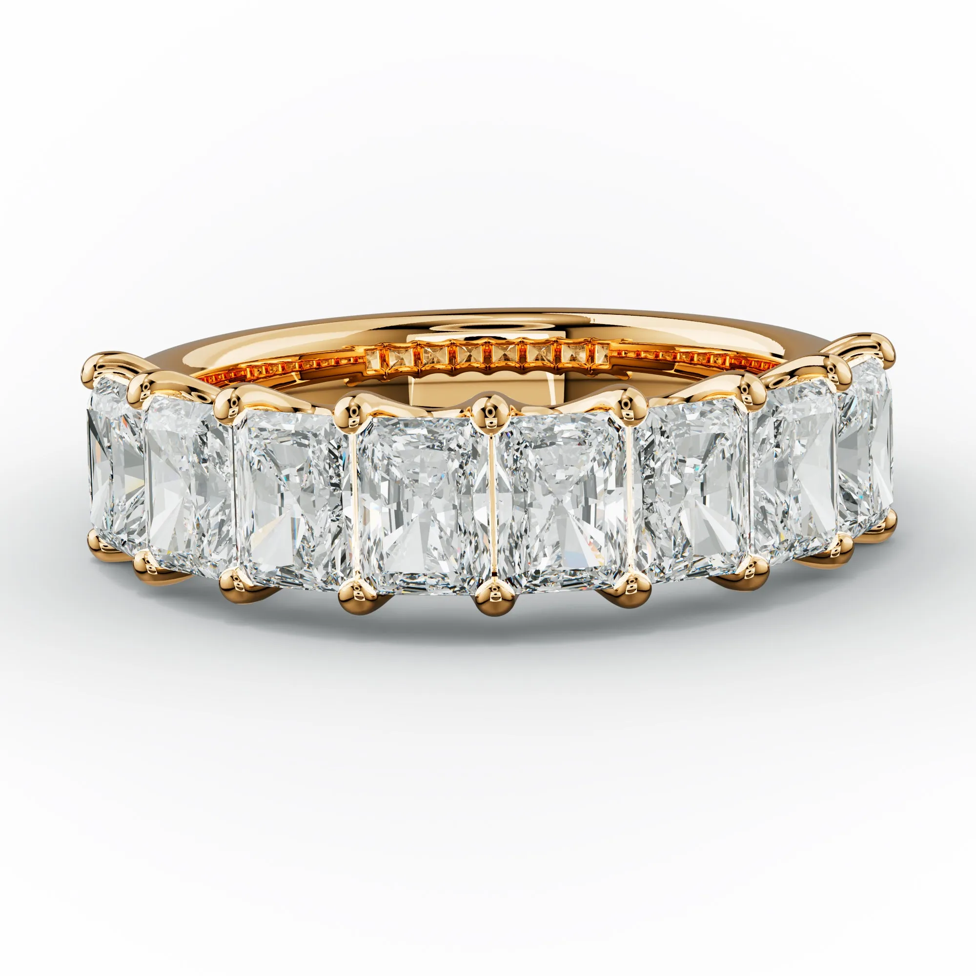 3.0 Carat Radiant Cut Diamond Anniversary Band