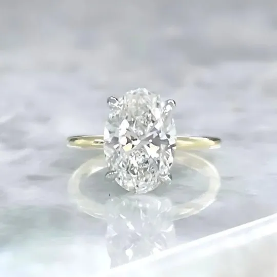 3/4 Carat Oval Cut Diamond - J I1 - 0.73ct - 211174