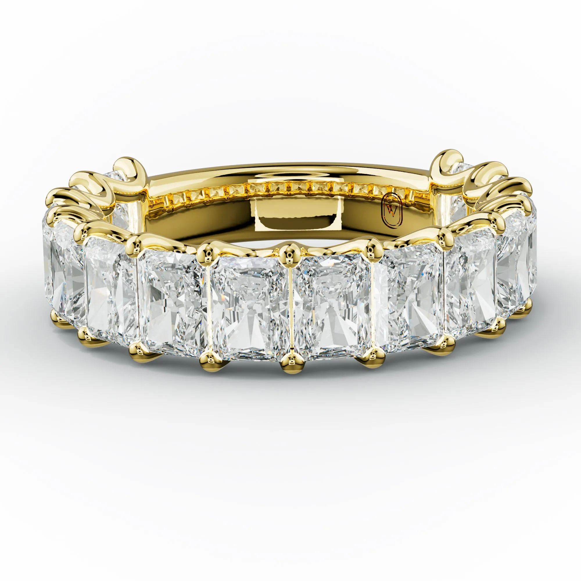 5.0 Carat Radiant Cut Diamond Anniversary Band
