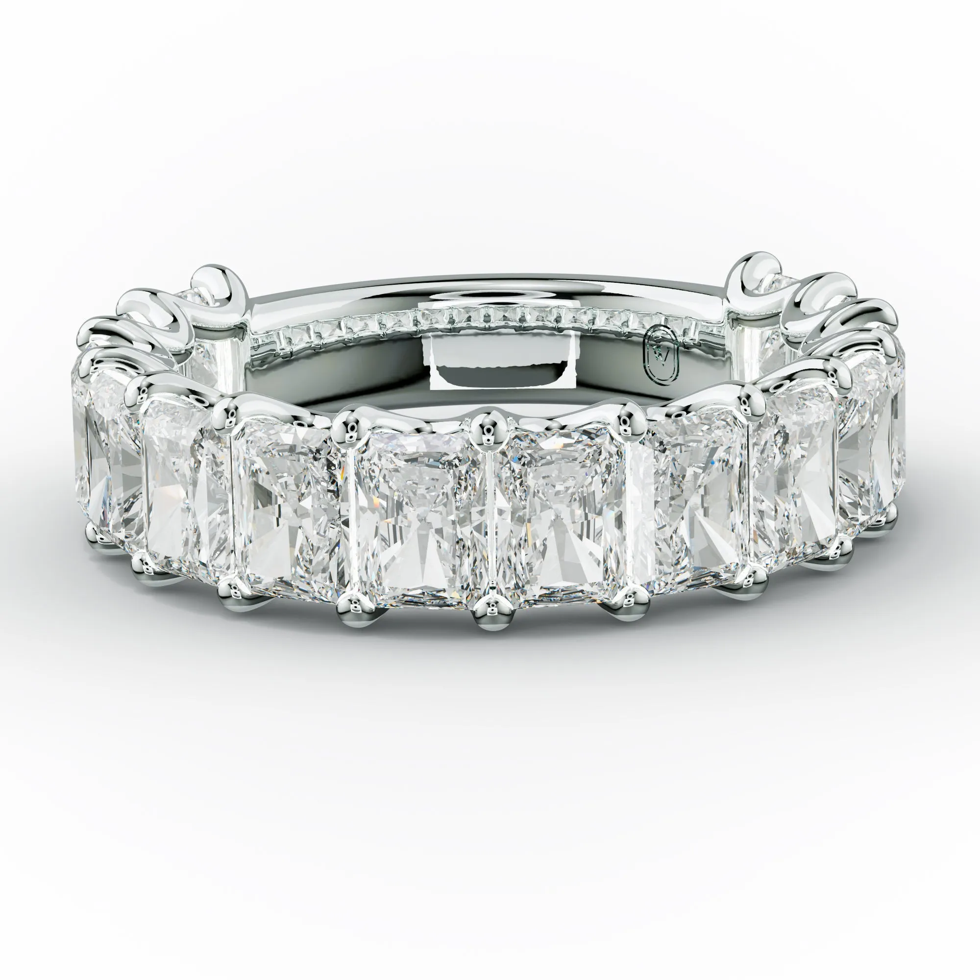 5.0 Carat Radiant Cut Diamond Anniversary Band