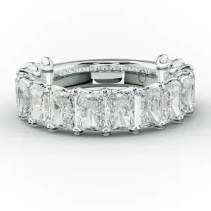5.0 Carat Radiant Cut Diamond Anniversary Band