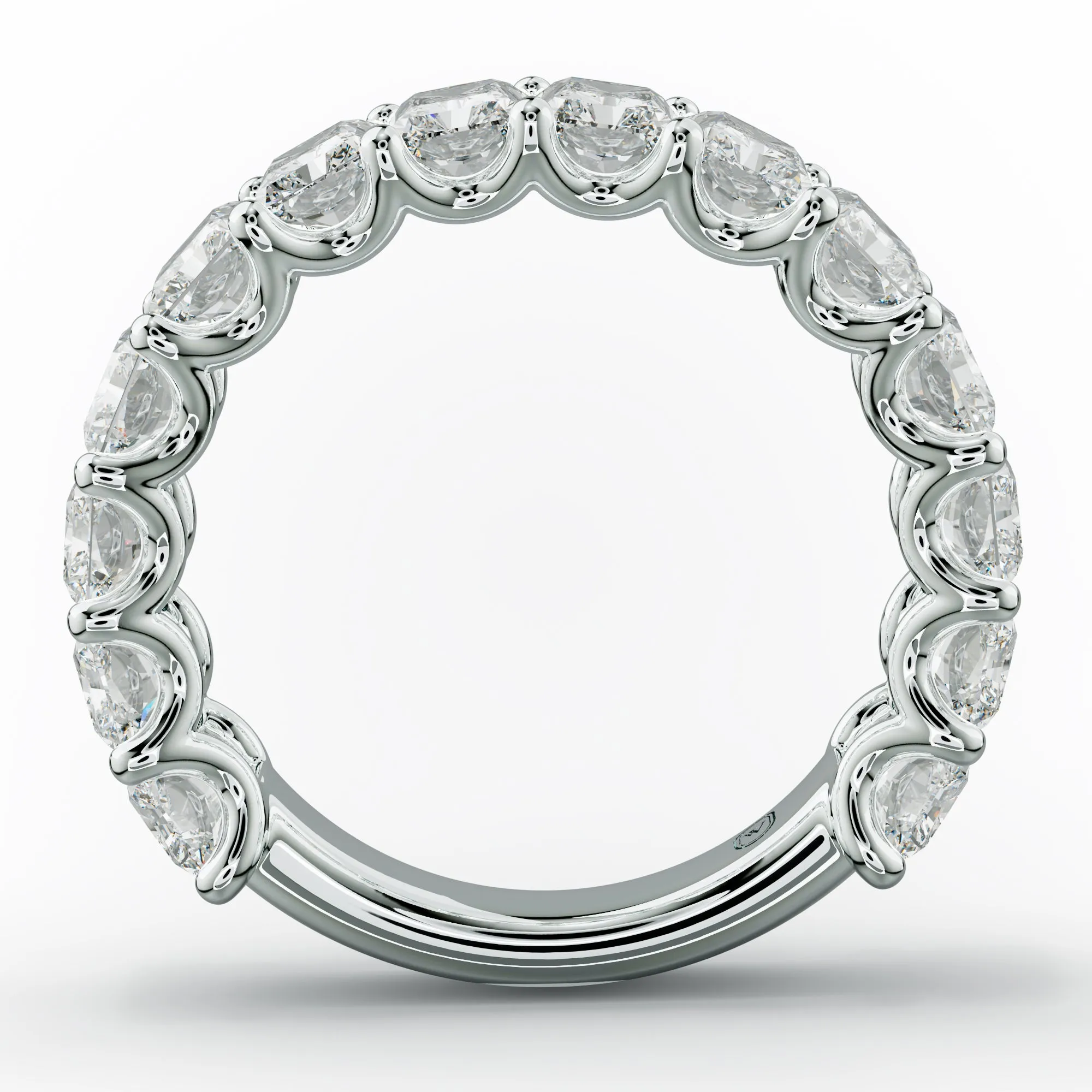 5.0 Carat Radiant Cut Diamond Anniversary Band