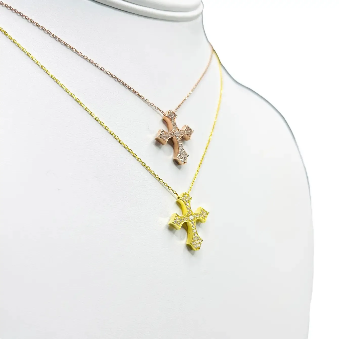 925 Sterling Silver Cross Necklace