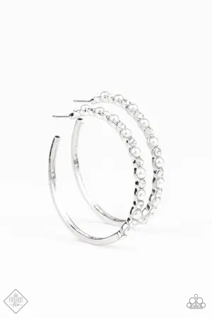 A Sweeping Success Silver Hoop Earrings