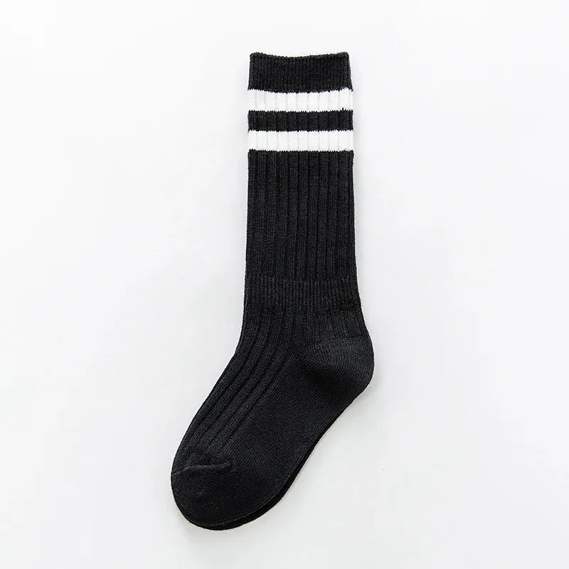 Active Stripe Knee-High Socks