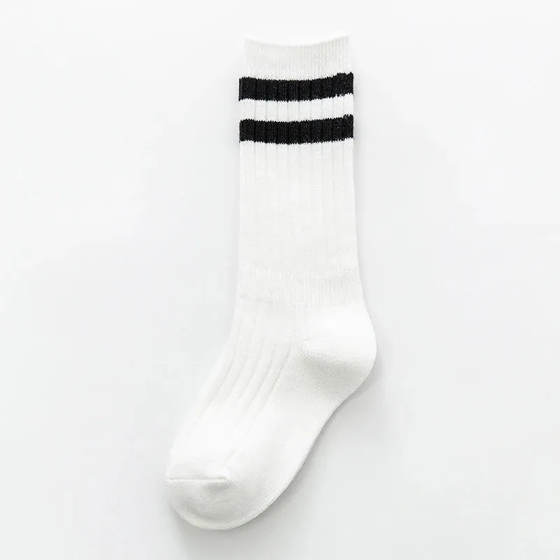 Active Stripe Knee-High Socks