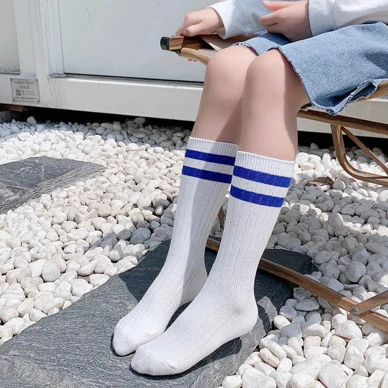 Active Stripe Knee-High Socks