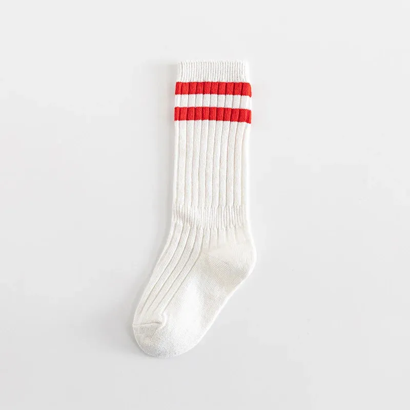 Active Stripe Knee-High Socks