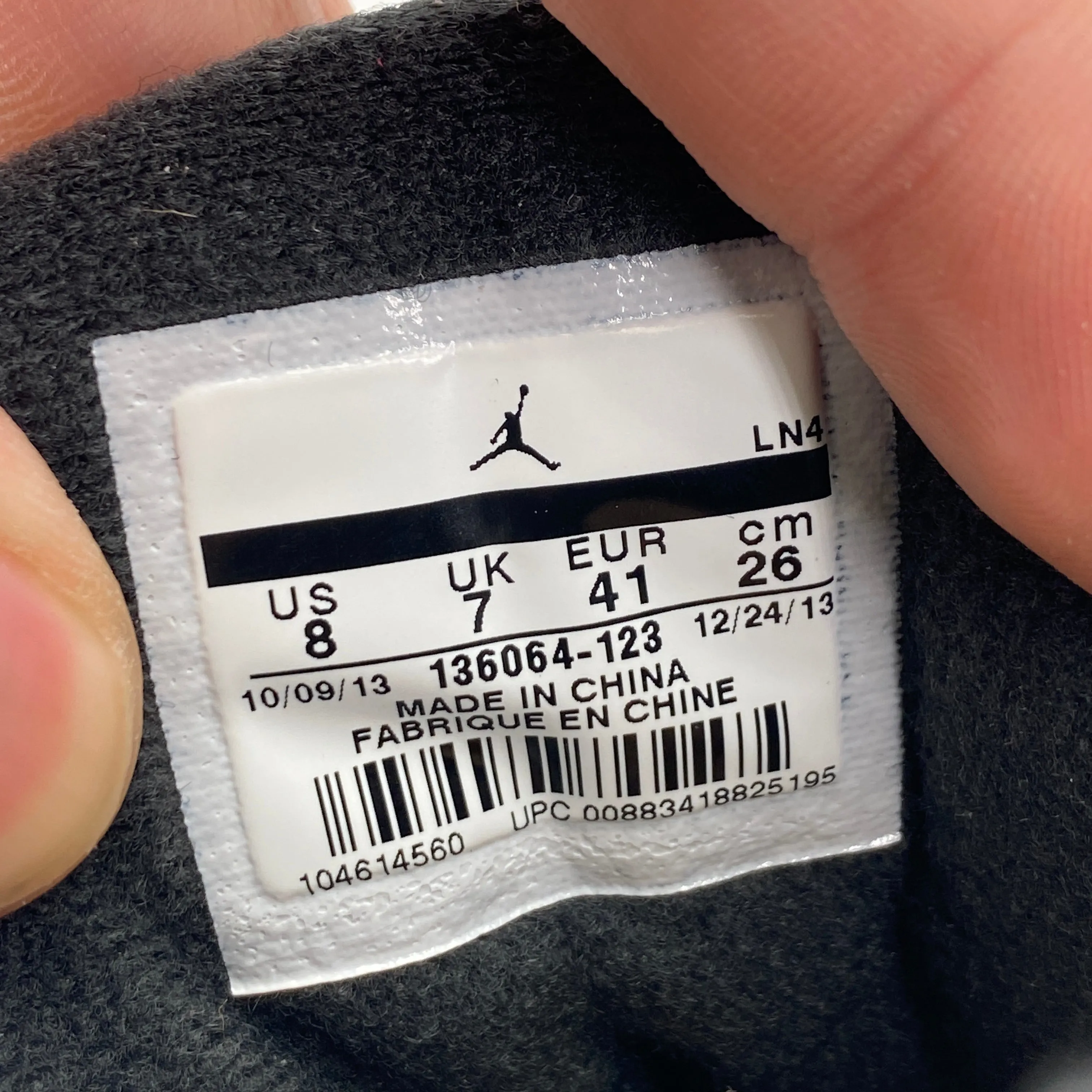 Air Jordan 3 Retro "Infrared 23" 2014 New (Cond) Size 8