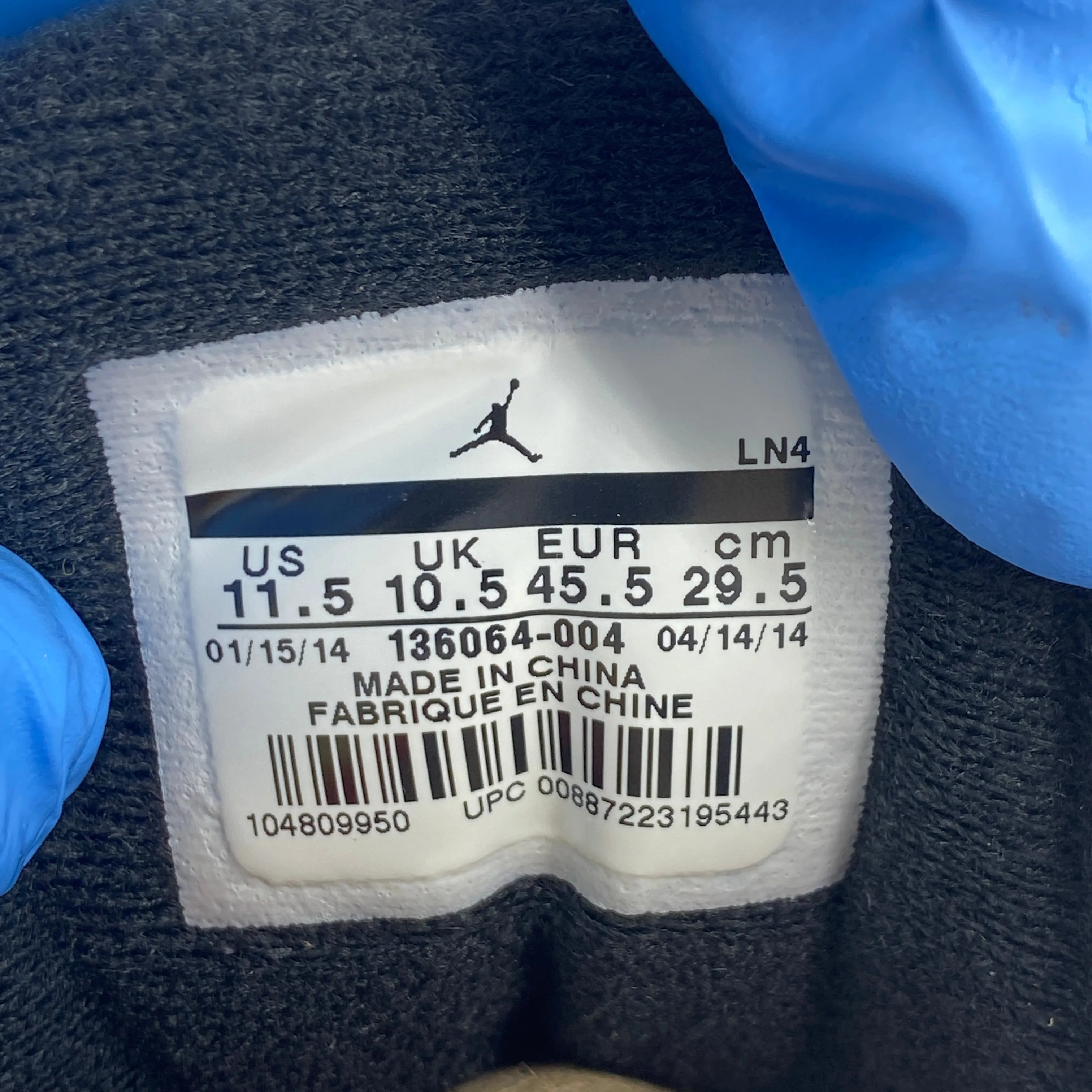 Air Jordan 3 Retro "Wolf Grey" 2014 New Size 11.5