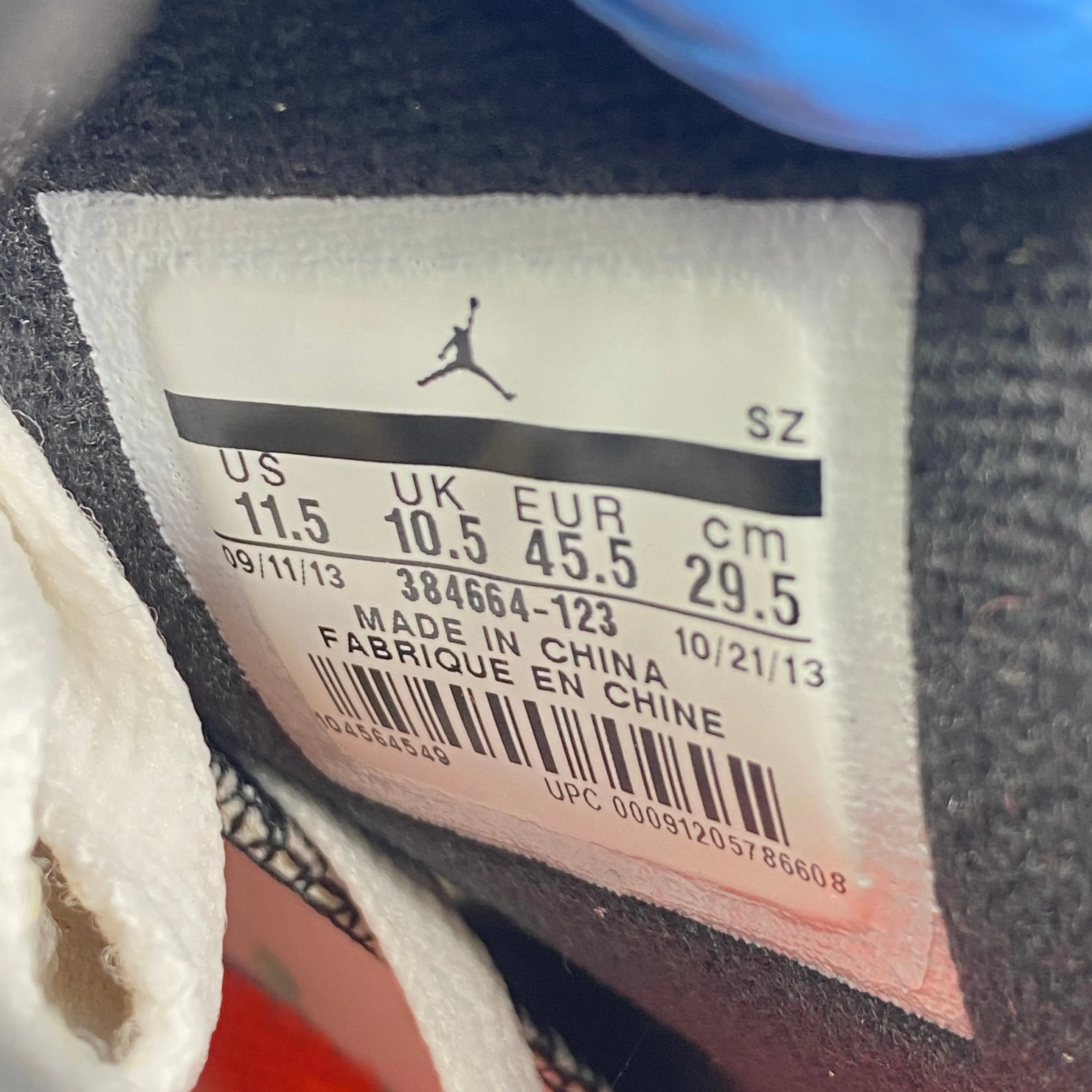 Air Jordan 6 Retro "Infrared White" 2014 New Size 11.5