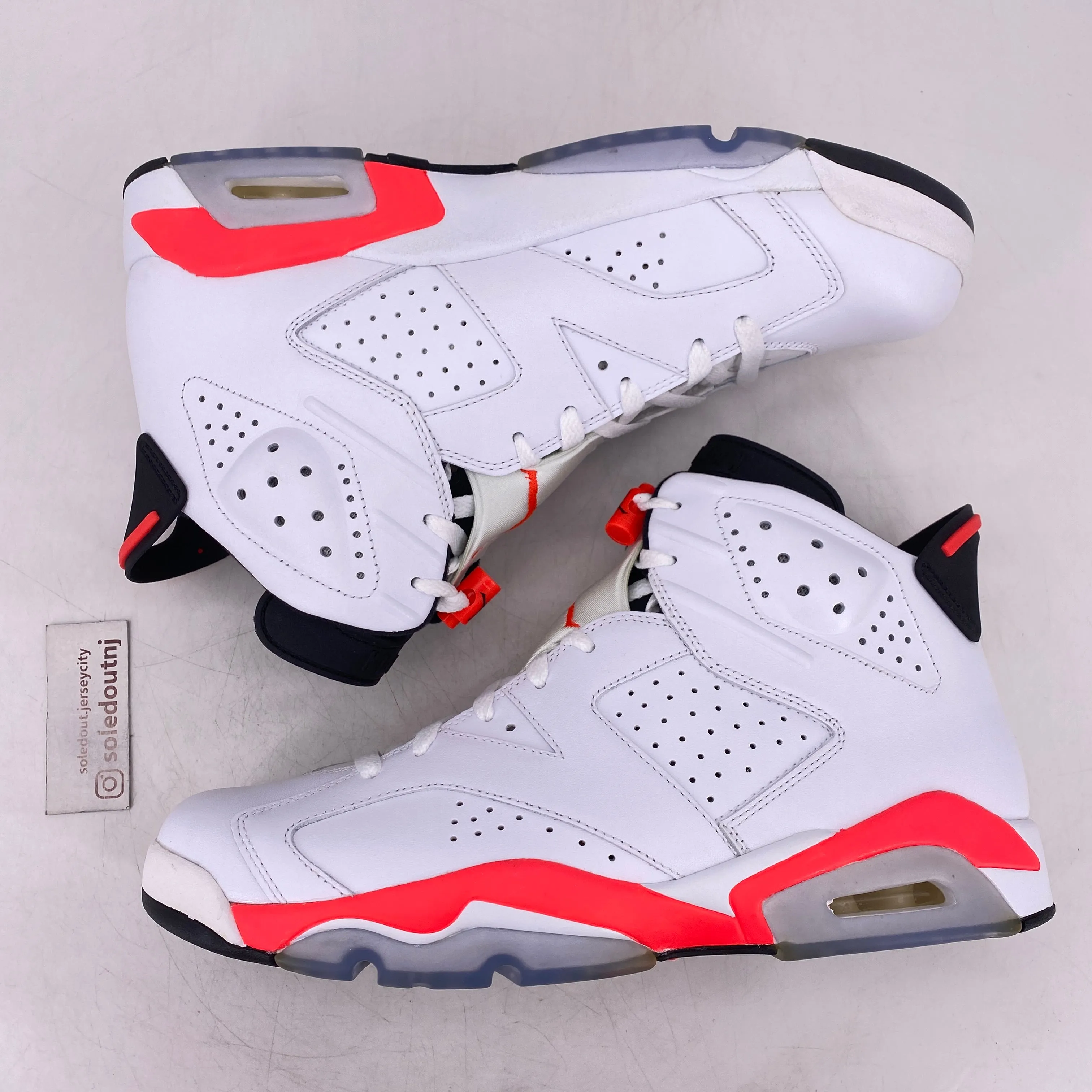 Air Jordan 6 Retro "Infrared White" 2014 New Size 11.5