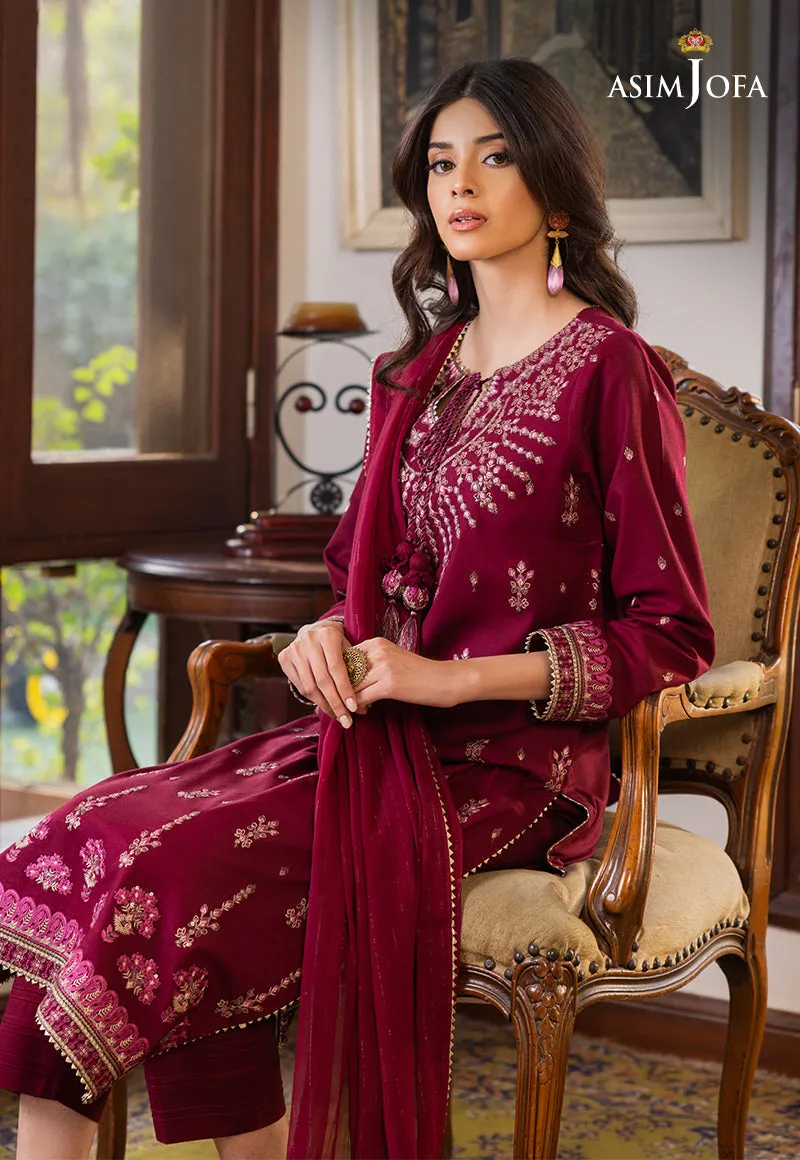 AJPE-04 (3-PC) | Asim Jofa Pret Essentials Eid Edit II Collection | Embroidered Stitched RTW Suits