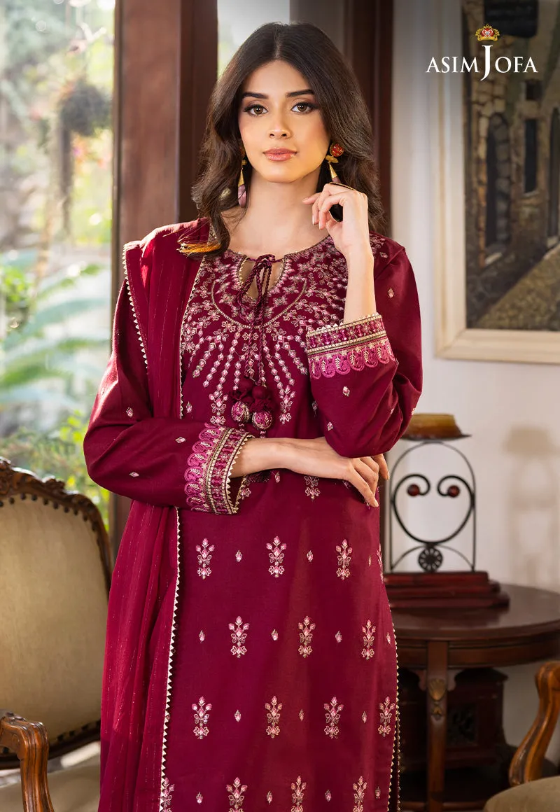 AJPE-04 (3-PC) | Asim Jofa Pret Essentials Eid Edit II Collection | Embroidered Stitched RTW Suits