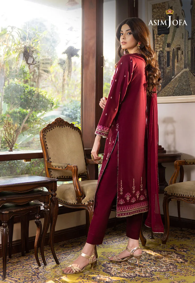AJPE-04 (3-PC) | Asim Jofa Pret Essentials Eid Edit II Collection | Embroidered Stitched RTW Suits