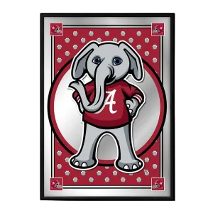 Alabama Crimson Tide: Big Al - Framed Mirrored Wall Sign