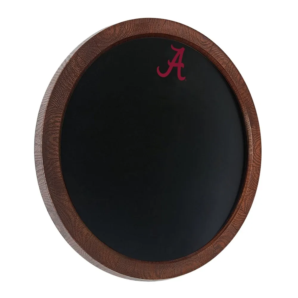 Alabama Crimson Tide: Chalkboard "Faux" Barrel Top Sign