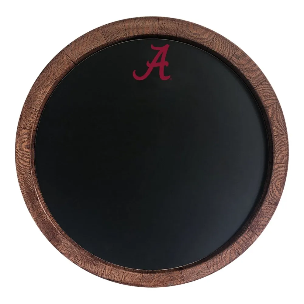 Alabama Crimson Tide: Chalkboard "Faux" Barrel Top Sign