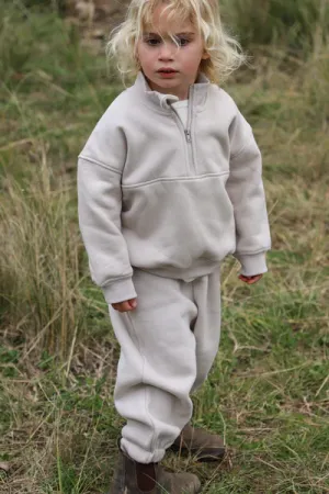 All Fenix - Mini 1/2 Zip Jumper | Stone