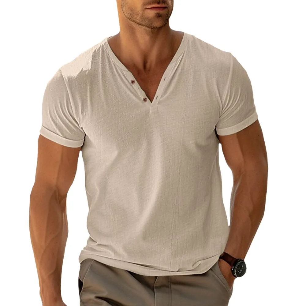 Amalfi V-Neck Henley