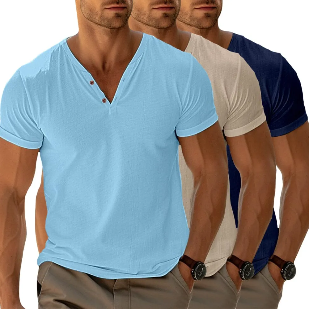 Amalfi V-Neck Henley