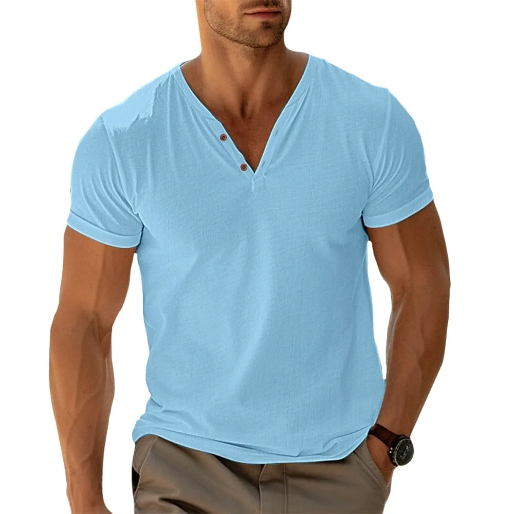 Amalfi V-Neck Henley