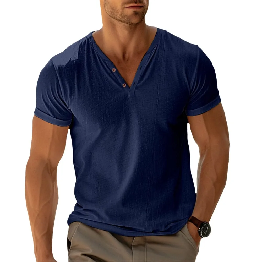 Amalfi V-Neck Henley