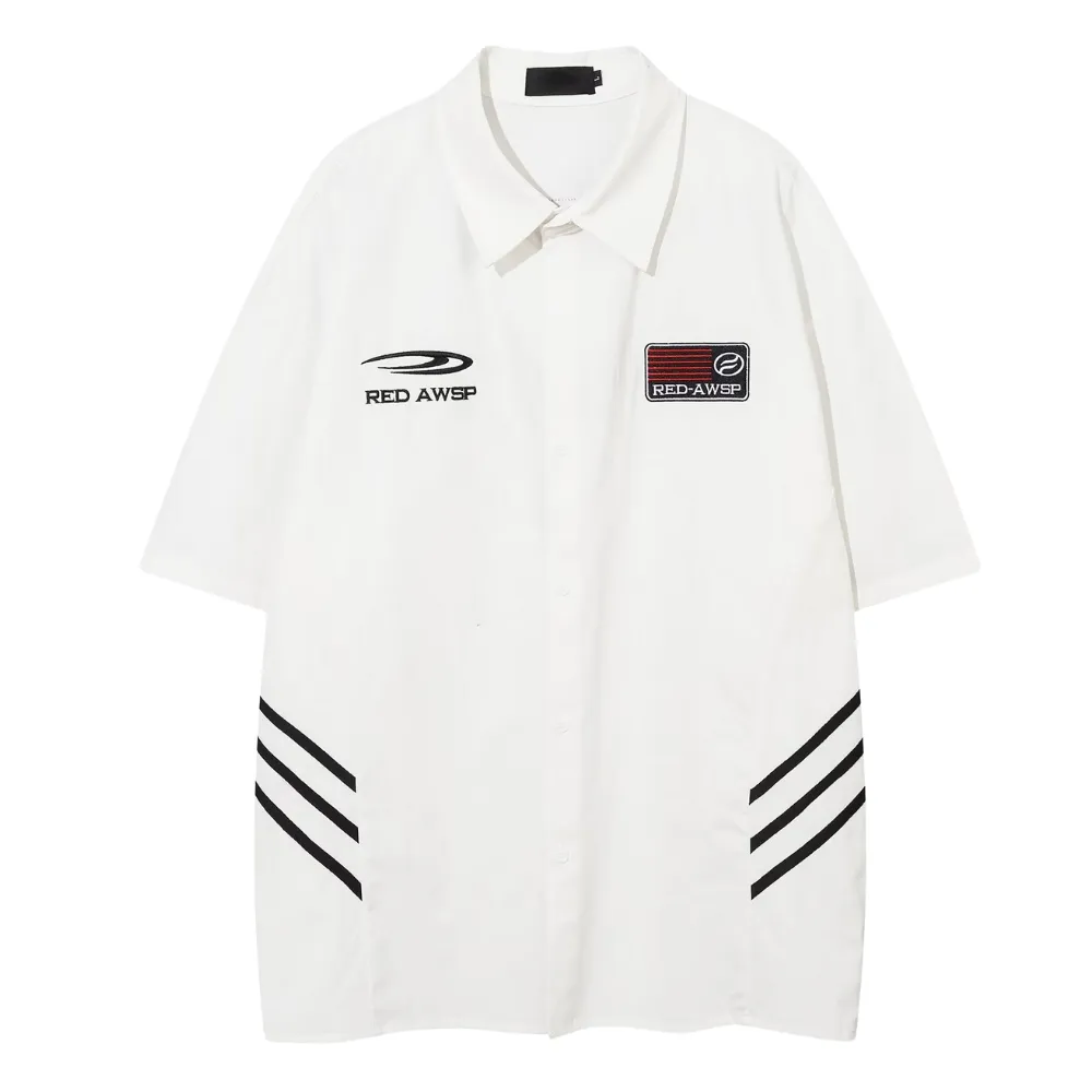 American Three-Stripe Embroidered Shirt