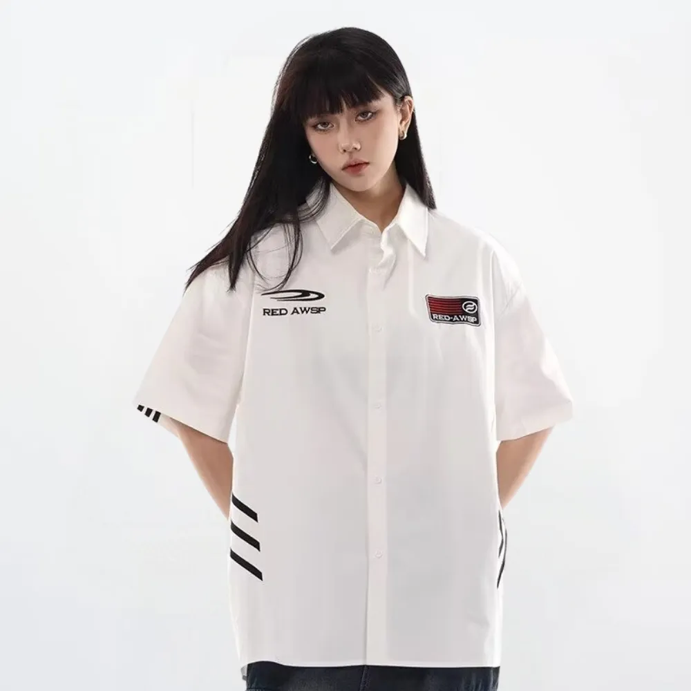 American Three-Stripe Embroidered Shirt