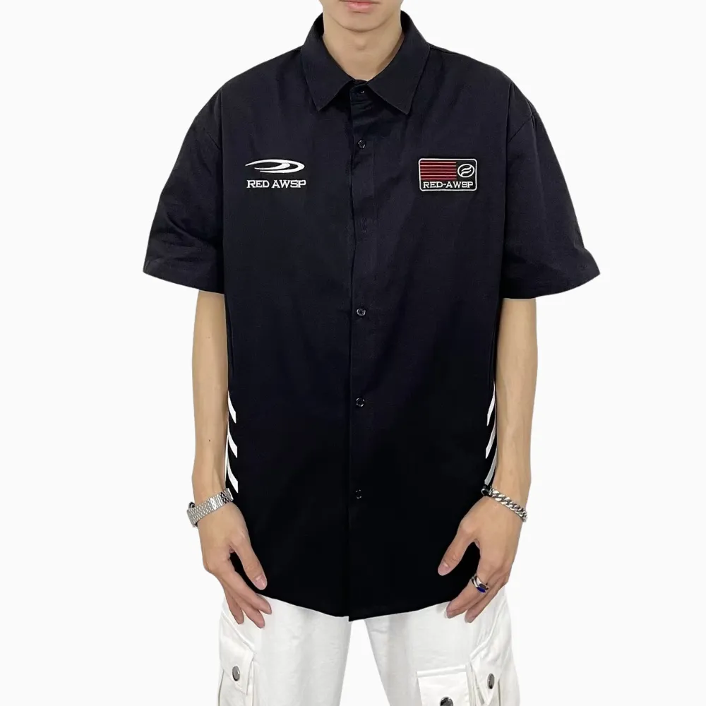 American Three-Stripe Embroidered Shirt