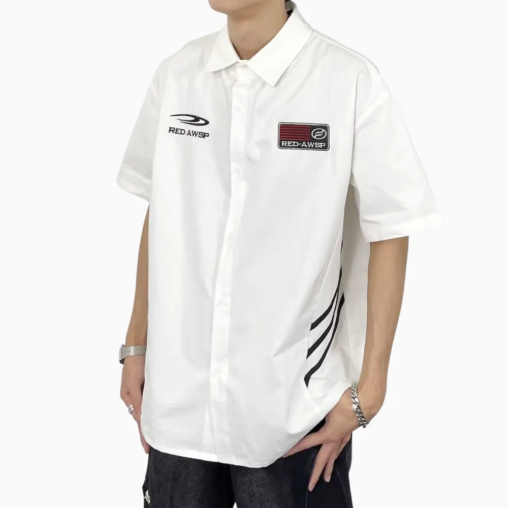 American Three-Stripe Embroidered Shirt