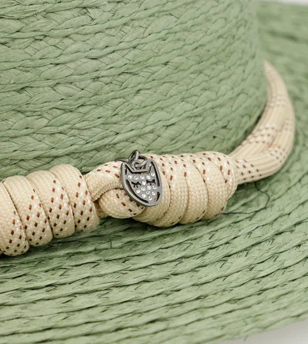Anekke Green Raffia Straw Hat