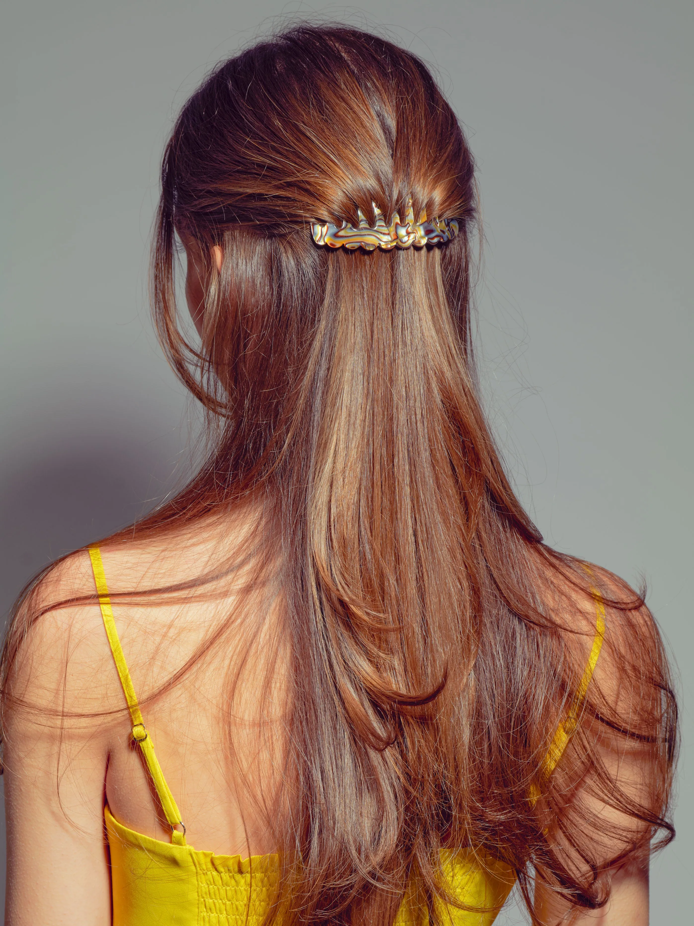 Arcade Large Caramel Side Comb