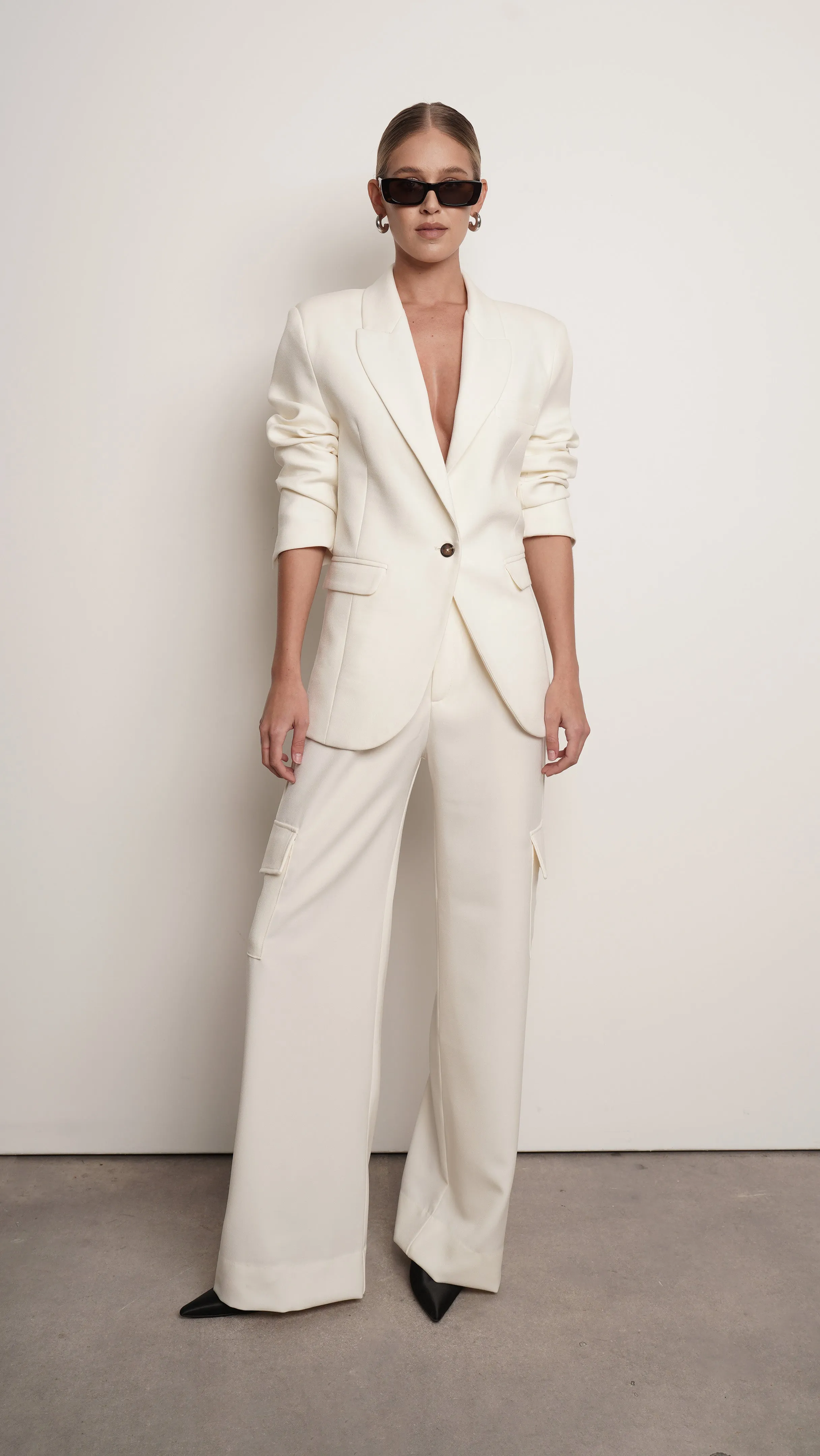 Aria Blazer - Ivory