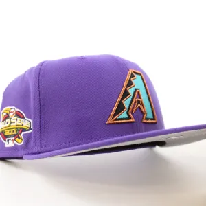 Arizona Diamondbacks World Series New Era 59Fifty Fitted hat (Team Color Gray Under Brim)