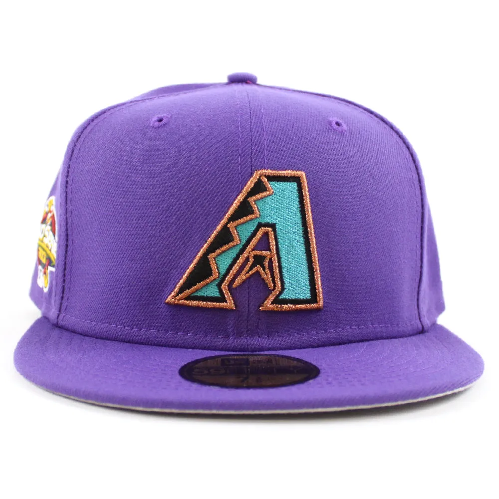 Arizona Diamondbacks World Series New Era 59Fifty Fitted hat (Team Color Gray Under Brim)