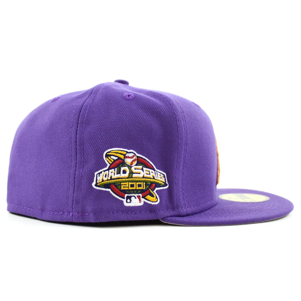 Arizona Diamondbacks World Series New Era 59Fifty Fitted hat (Team Color Gray Under Brim)