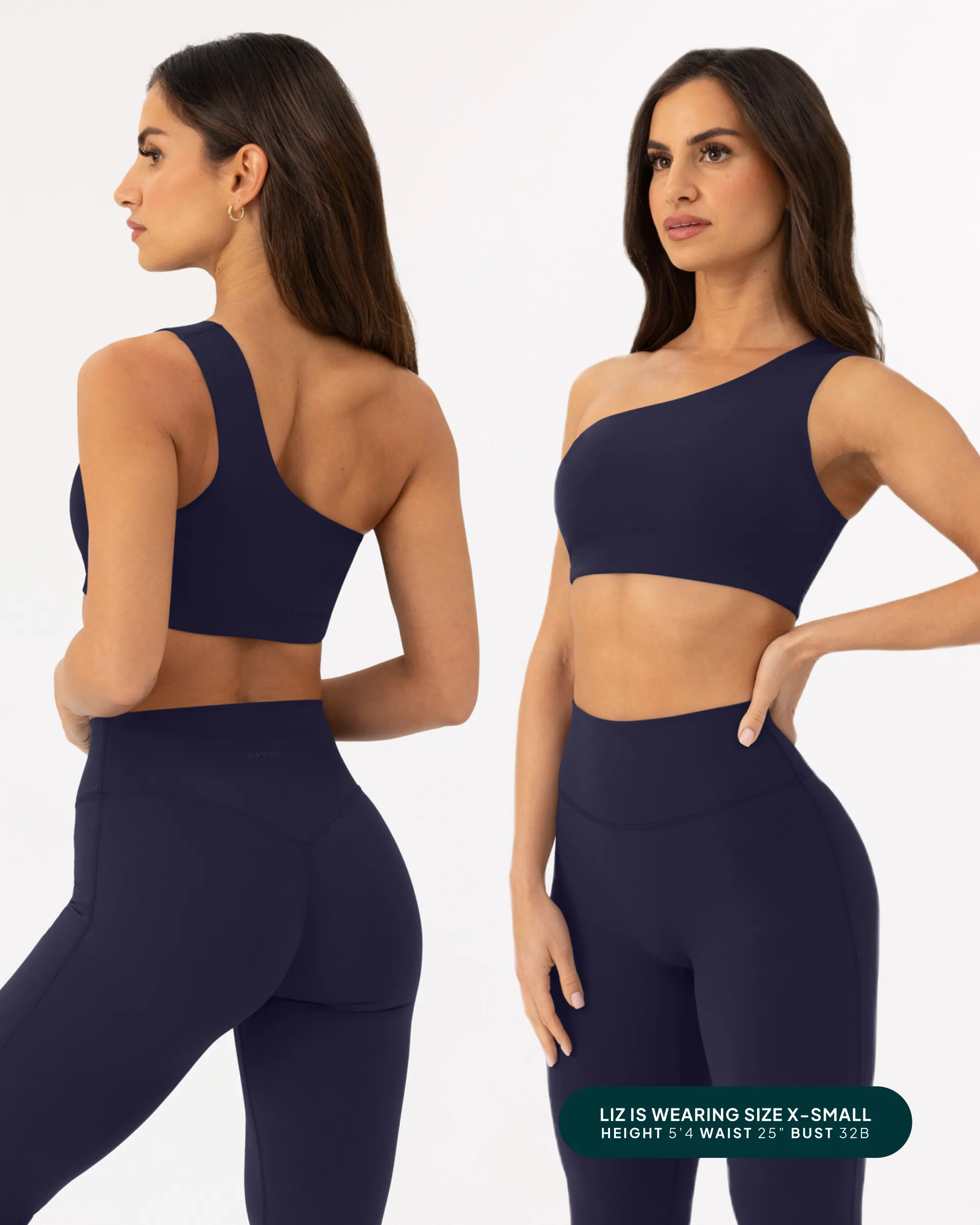 Athleisure One-Shoulder Low-Support Sports Bra