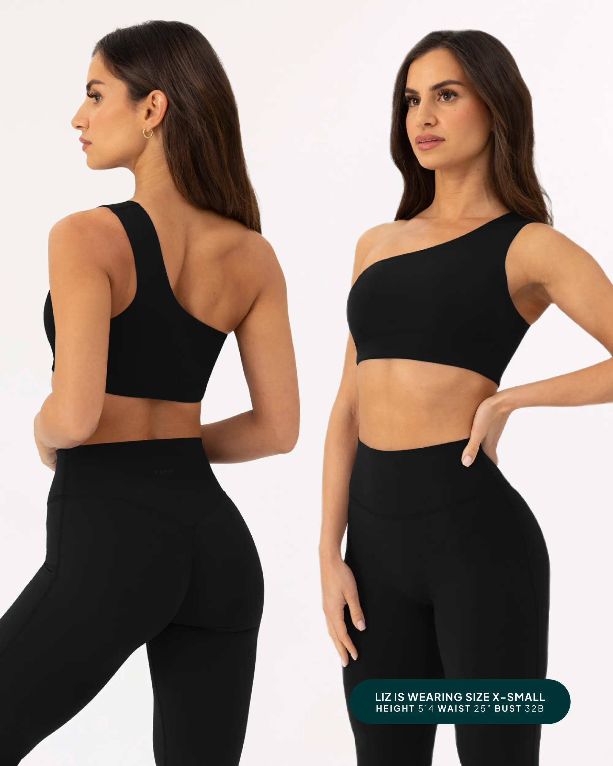 Athleisure One-Shoulder Low-Support Sports Bra