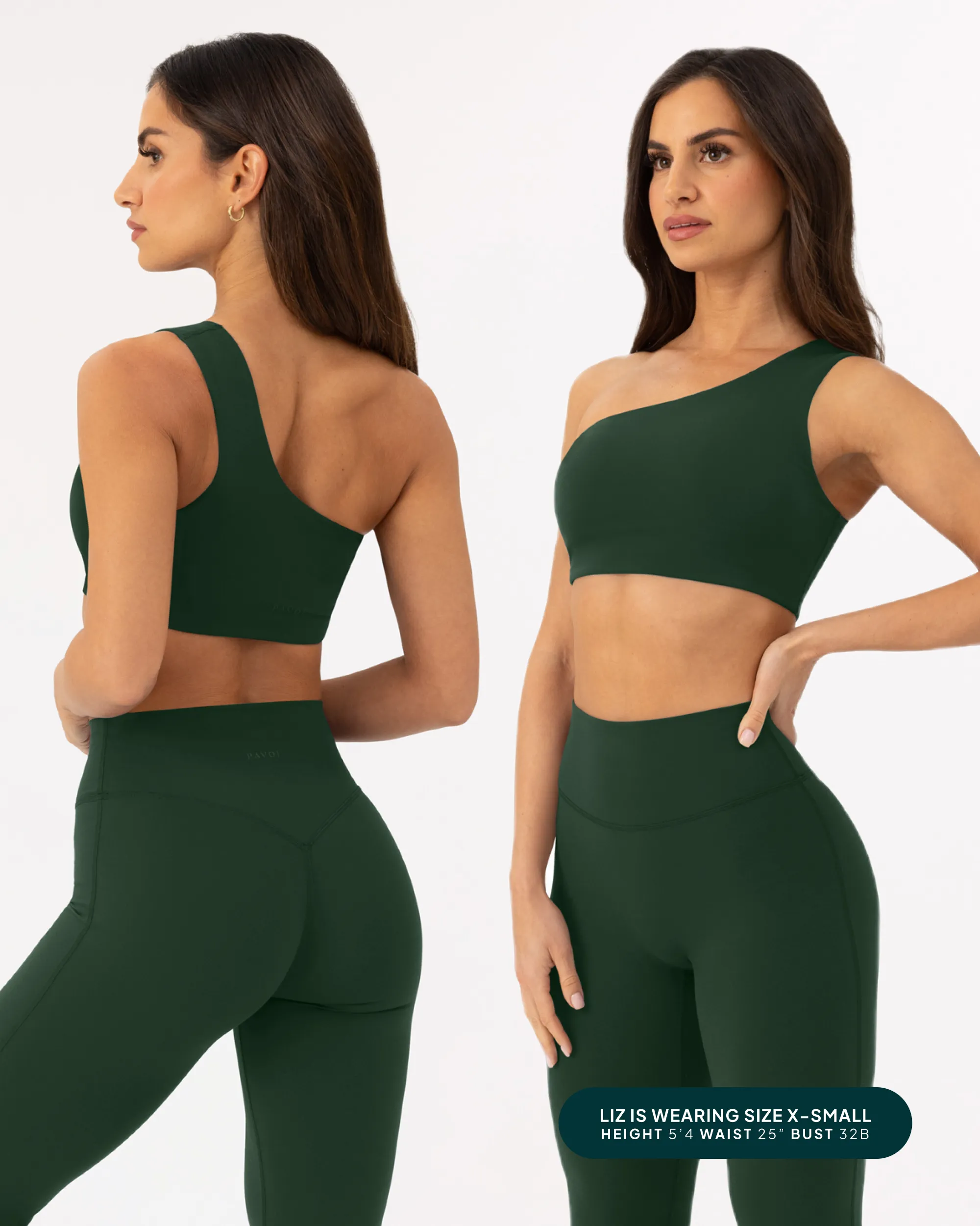 Athleisure One-Shoulder Low-Support Sports Bra