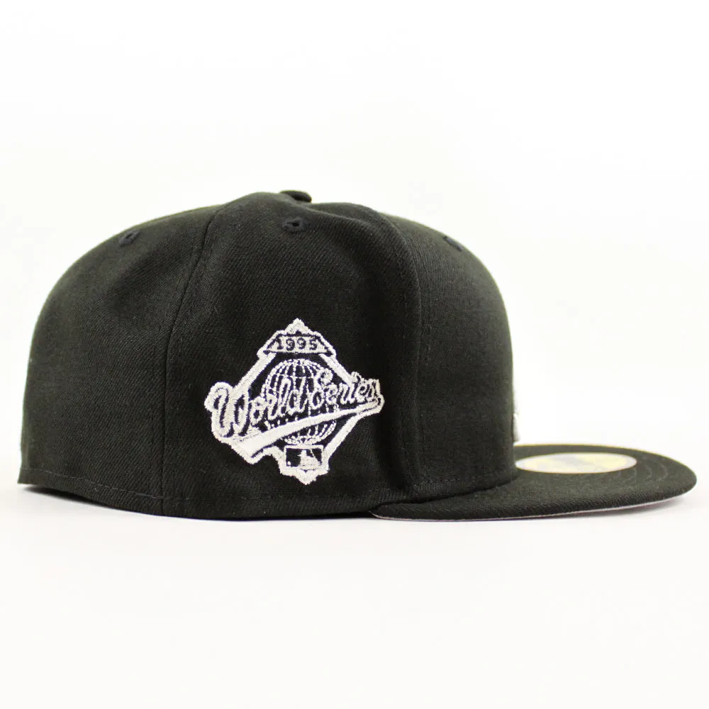 Atlanta Braves World Series New Era 59Fifty Fitted hat (Black White Gray Under Brim)