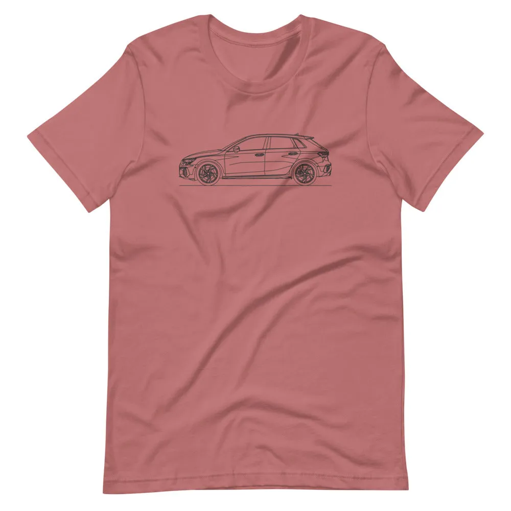 Audi 8Y S3 Sportback silhouette T-shirt
