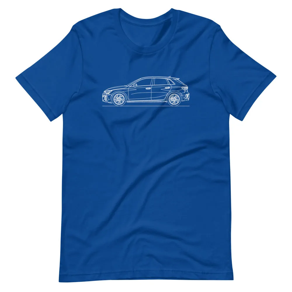 Audi 8Y S3 Sportback silhouette T-shirt